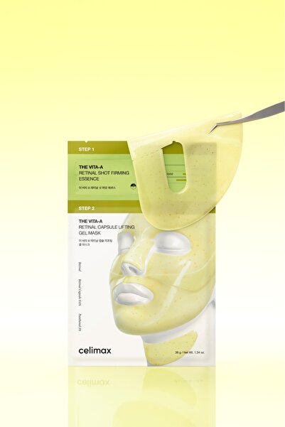 Celimax THE VITA-A RETINAL CAPSULE LIFTING GEL MASK + RETINAL SHOT FIRMING 38 G