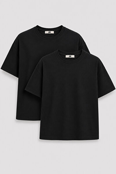 JUD Ricardo 84002-1 Oversize 2-Pack Men's Basic T-Shirt
