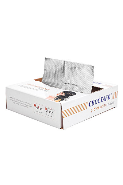 Choice 200 sheets Professional Embossed Hair Foil Roll Perming Aluminum Foil ...