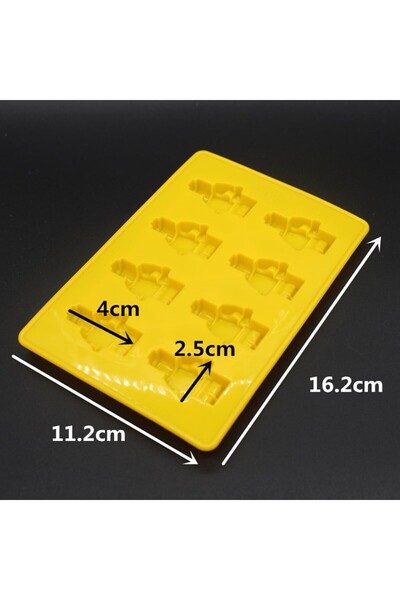 Choice 8 robot Robot Ice Bricks Cube Tray Silicone Mold Candy Chocolate Mould...