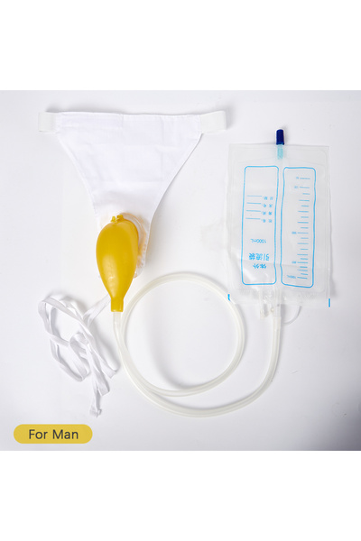 Choice1 For Man Reusable Adjustable Men Woman Silicone Urine Collector Wearab...