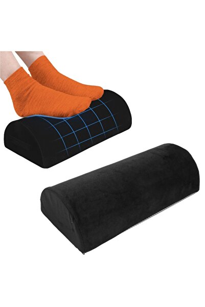 Choice black Half Moon Pillow Memory Foam Comfortable Resistant Elastic Ankle...
