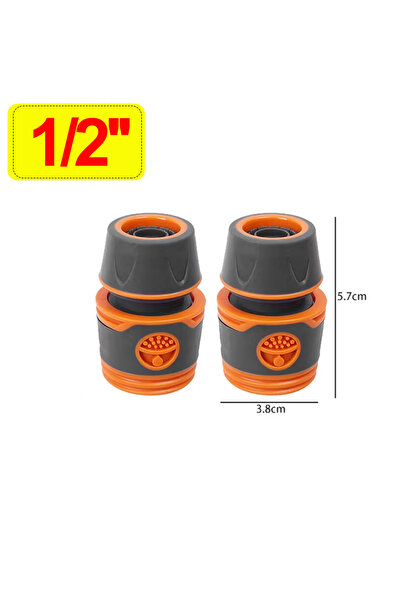 Choice 2PCS 4-point 12-1PCS Garden Hose Adapter Connector Tap Extender 3/4" H...
