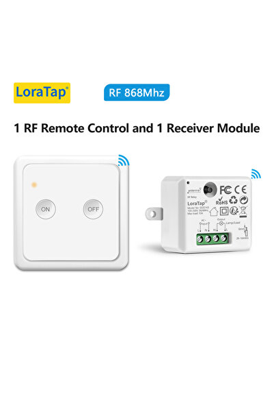Choice 1 Remote 1 Module LoraTap Wireless RF 868Mhz Socket Swtich Relay Modul...