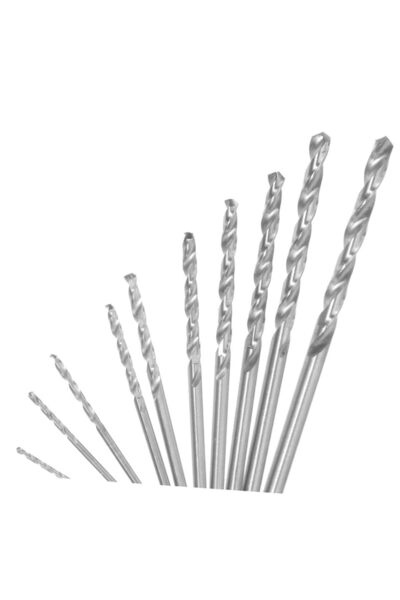 Choice1 10pcs Drill Bits 1pc/10pcs Mini Hand Drill Manual Twist Drill Tool 4 ...