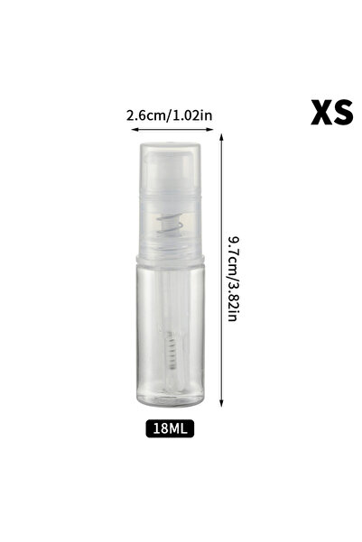 choice2 زجاجة رذاذ بودرة XS سعة 18/60/80/120 مل، عبوة سفر للعطور والمستحضرات،...