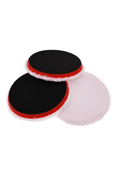 Choice 3pcs 3/5pcs 5-Inch Microfiber Cutting Pads with Hook & Loop Backing - ...