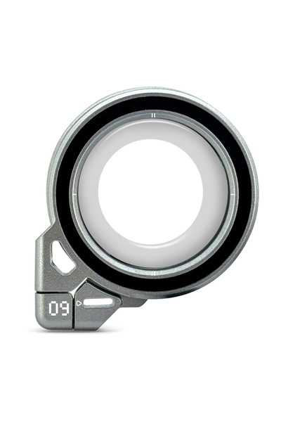 Choice1 Silvery Double Magnetic Ring Phone Holder,Quick Attach to Any Iron Su...