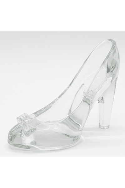 AKDC Artistic Glass Shoe Model Decorative Showpiece for Modern Home and Offic...