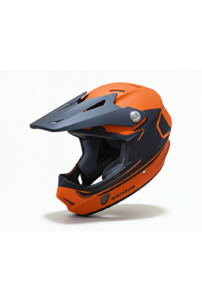 Asistan KS-05 Fullface Turuncu L 59-60cm Bisiklet Kaskı