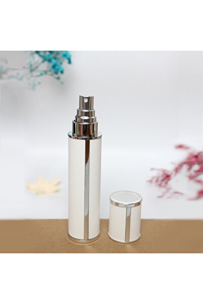 Choice1 زجاجة عطر زجاجية فاخرة مغلفة بالجلد سعة 10 مل، محمولة وصغيرة الحجم قا...