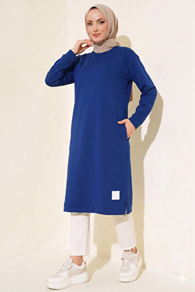 YAZGI MODA Arma Detaylı Uzun Tunik