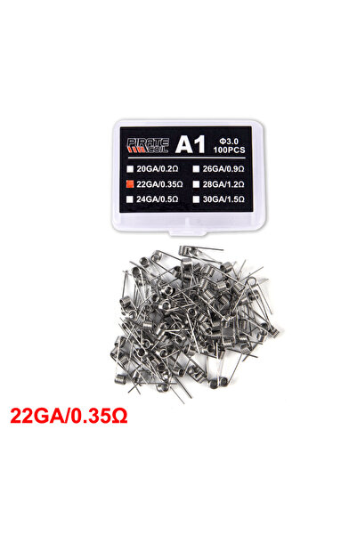 choice2 22GA0.35 NEW 100 Pcs/box High Quality A1 Coil Wire Heating Resistance...
