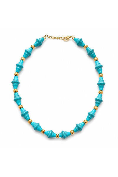 Rossetto Atelier Blue Miska Necklace