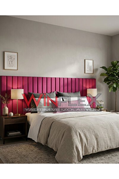 WİNFLEX 12 ADET DEKORATİF AKUSTİK KUMAŞ KAPLI PANEL-10x100CM