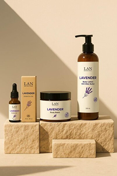 LAN Lan Organic Skin Care Product Set with Lavender Scent, Includes:200Ml or ...