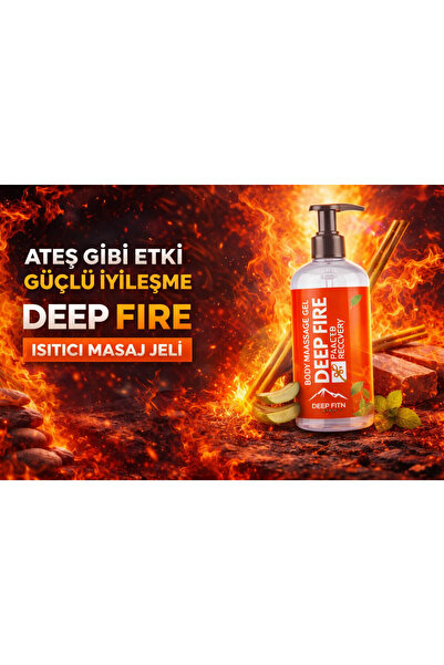 Tiraje Deep fire Etkili Isıtıcı Masaj Jeli 100 ml | Kas ve Eklem Rahatlatıcı Jel