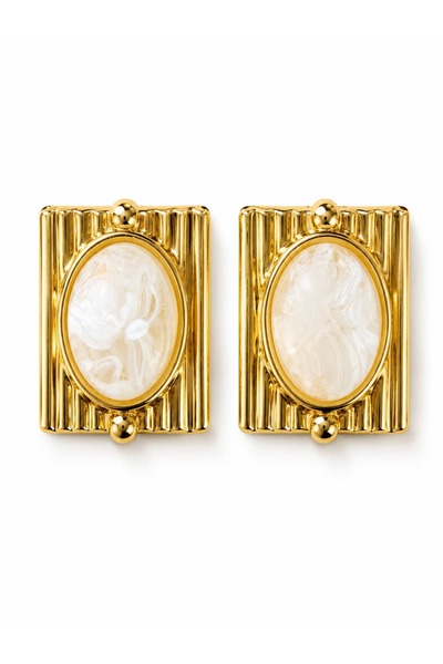 CHARMLUCKY Steel Mila Earrings