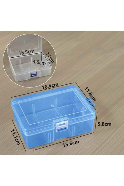 Choice1 Blue PP Six-section Empty Box with No Insert Plastic Box for Toy Part...