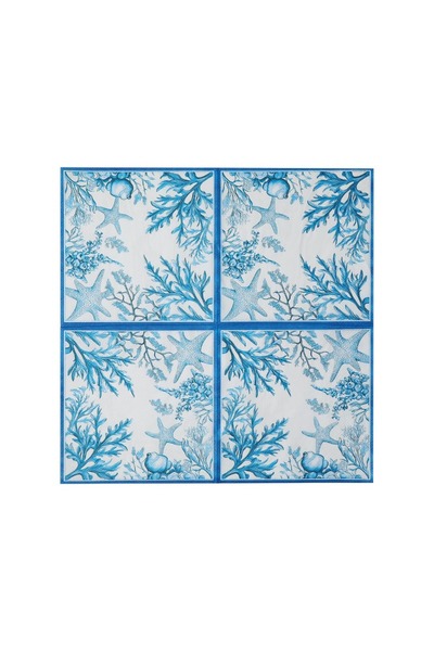 Choice 20pcs 20pcs 33cm 2Ply Ocean Blue Starfish Printed Napkins Hot Selling ...