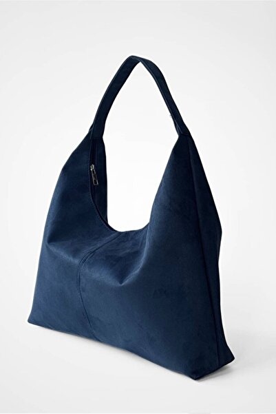 themoiss Red Color Suede Fabric Casual Large Size Women's Shoulder Bag