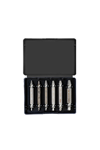 Choice Silver 6pcs Damaged Screw Extractor Set: Double Head Screw Remover Too...