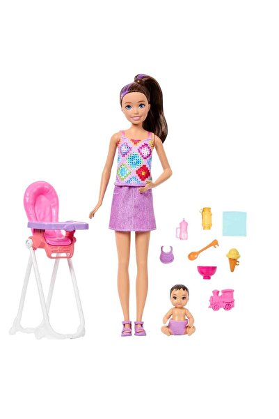 Barbie Skipper Bebek Bakıcısı Oyun Seti JJB44