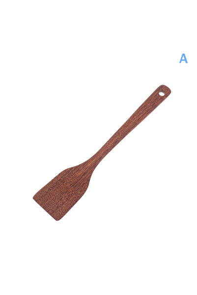 Choice JETTING A ♥Natural Wood Cooking Spatula - Durable Long Handle Turner f...