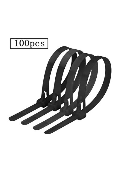 Choice1 100PCS Black [YY999]100PCS Detachable Cable Ties Colored Plastics Reu...