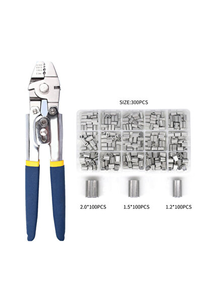 Choice GS-1 300pcs Wire Rope Crimping Swaging Tool Cable Crimps - for Aluminu...