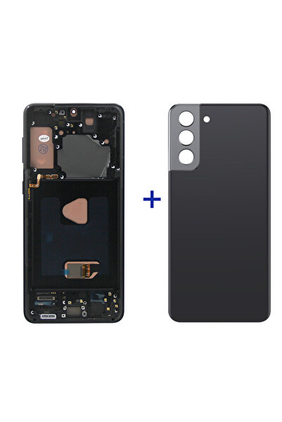 Choice5 غطاء إطار أسود لشاشة AMOLED S21 Plus مقاس 6.7 بوصة لـ S21+ 5G G996B G...