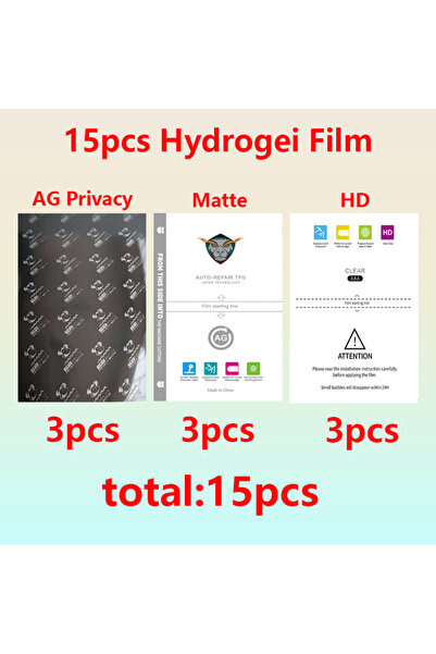 choice2 Hydrogel Film 9PCS 9/50pcs Universal Hydrogel Screen Protector 120*18...