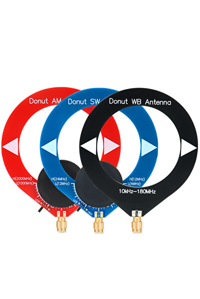 Choice3 SW AM WB Antenna Mini Circle Donut Antenna SW AM/MW WB Medium Short W...