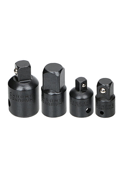 Choice black Reducer Sleeve Spanner Set Converter Wrench Adapter 4pcs 1/4 3/8...