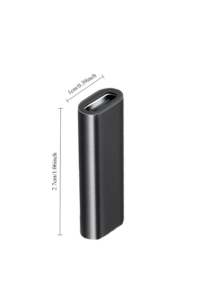 Choice1 محول USB C أنثى إلى أنثى أسود اللون، قطعة واحدة، موصل USB C 3.1 لتوصي...