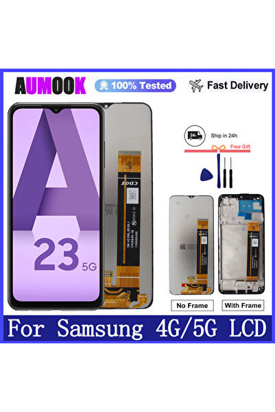 Choice شاشة LCD بدون إطار 6.6 بوصة لهاتف A23 4G 5G A235F A236U A236B مع لوحة ...