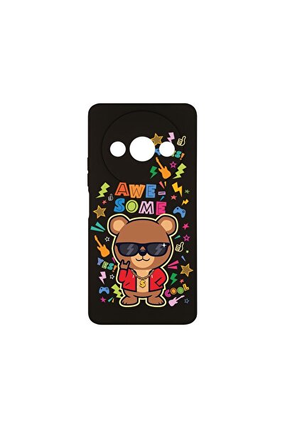 bestcase Тънък силиконов калъф 0.8ММ, съвместим с Xiaomi Redmi A3, Сладък диз...