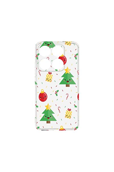 bestcase Husa pentru Xiaomi 14T, BestCase¬Æ Clear Silicon 2MM, Xmas Tree, Ant...