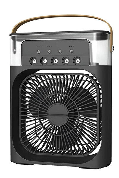Lacoz Portable Air Cooler Fan with Humidifier 3-Speed Turbo Cooling LED Night...