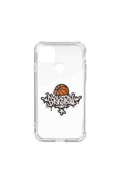 bestcase Husa Anti Shock Silicon Compatibila cu Xiaomi Redmi 9C, Basketball, ...