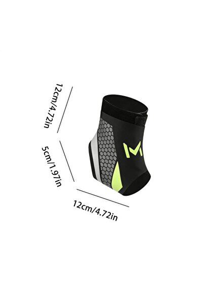 Choice1 Green Ankle Sleeve Breathable Sports Sleeve Foot Brace Ankle Support ...