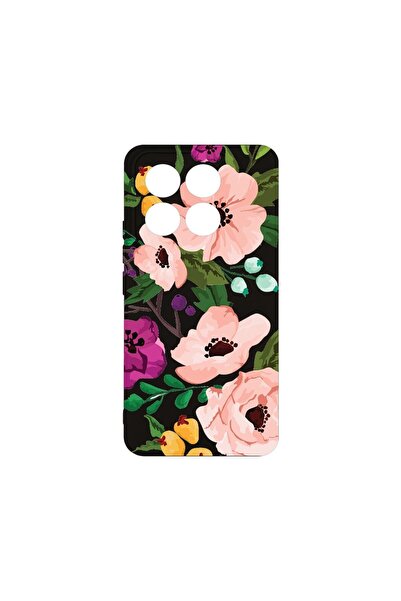 bestcase Husa pentru Xiaomi 14T, BestCase¬Æ Slim SIlicon 0.8MM, Pastel Flower...