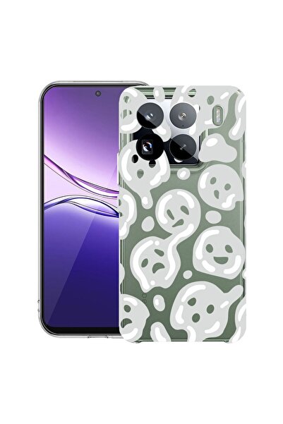 bestcase ¬Æ Husa Clear Slim Silicon Compatibila cu Xiaomi 15, Gray Acid Smile...