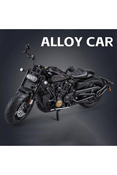 Choice Black 1:12 Scale Sportster S Alloy Toy Motorcycle Model Diecast Metal ...