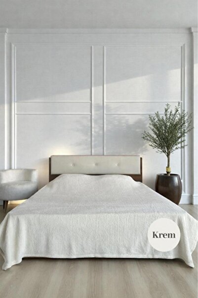 Çeyiz Diyarı Welsoft Double Blanket 200X220 cm Cream