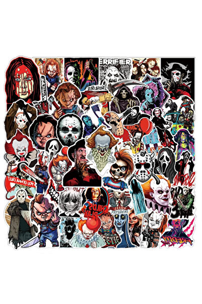Choice Bandai Horror 50PCS 50/Pcs Horror Movie Character Stickers for Laptop ...