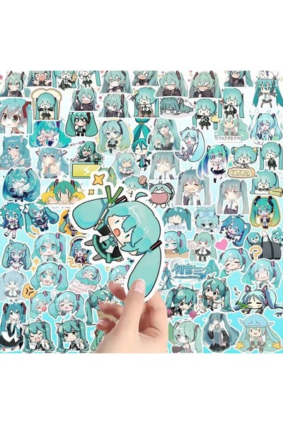 Choice Bandai Hatsune Miku 100pcs 100PCS Kawaii HatsuneMiku Stickers Cute Car...