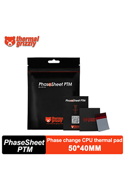 Choice Thermal Grizzly PhaseSheet PTM CPU Thermal Pad Phase Change Silicone G...