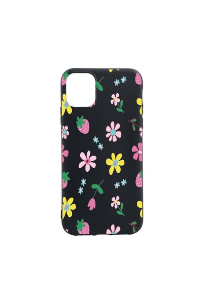 bestcase Silicone Flowers case, compatible with Xiaomi Mi 11 Lite 5G / 4G, we...