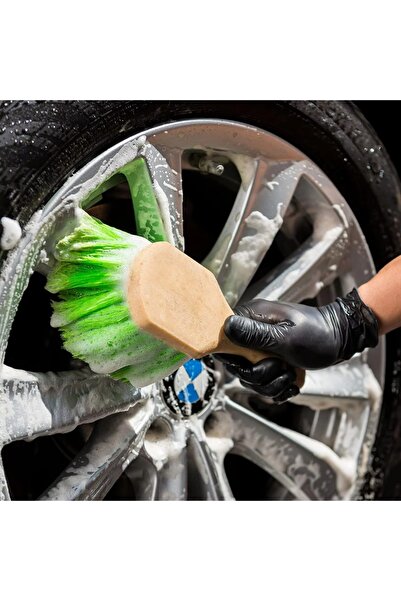 Choice 1pc Car Tire Wheel Rim Cleaning Brush Detailing Brushes Wash Towel Kit...